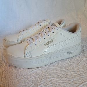 PUMA Smash V3 Platform Sneaker (Women) 7.5